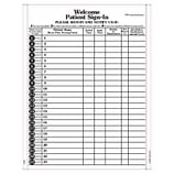 Patient Sign-In Sheets